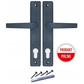   Steelfence дълга дръжка за врата, планка с отвор за вложка