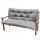  Възглавница за пейка за диван Palette Dark Grey 150x100см