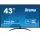  iiyama X4373UHSU-B1 LCD монитор 42.5" 3840 x 2160 px VA