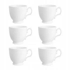   Чаши за кафе - MariaPaula чаша бял порцелан 350 мл 6 бр.
