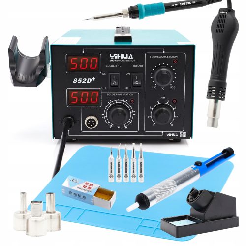 Поялник 2в1 (горещ въздух и накрайник) Techrebal 740 W
