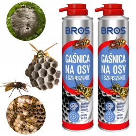   Препарат против насекоми - Пожарогасител за оси и стършели Bros 600 мл
