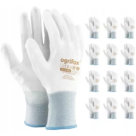   Ръкавици Ogrifox OX-POLIUR размер 7 - S 12 чифта