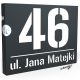 Printima къща номер 30 х 40 см антрацит