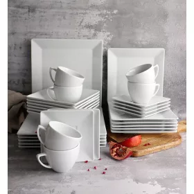   Порцелан, сервиз - Сервиз за хранене и кафе Lubiana Classic 30 бр.