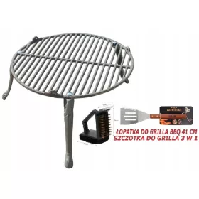    ЧУГУНЕНА РЕШЕТКА СКАРА НА КРАКА ГРАДИНСКО ОГНИЩЕ