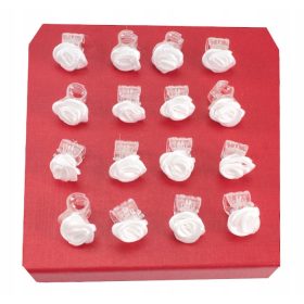 Щипки-раци рози 16 бр 1см БЯЛО бяло