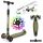  Тротинетка Kidwell HUBAVEN01A3 с три колела Черен, Зелен