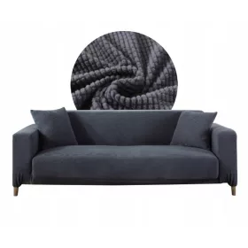   Капак за мебели - 4Сватбен сив калъф за диван