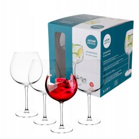   Чаши за вино - Чаши за бяло вино, чаши за червено вино, чаши за коктейл Royal Leerdam Diamond прозрачни 720 мл 4 бр.