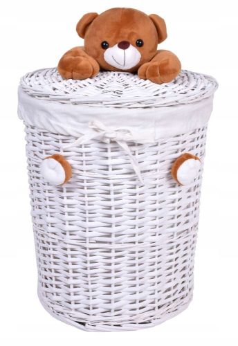  Кош за играчки Gockowiak 40 л 36 х 43 х 34 см бял