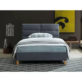    Тапицирано двойно легло Signal Beds 120x200 нюанса сиво