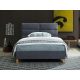  Тапицирано двойно легло Signal Beds 120x200 нюанса сиво