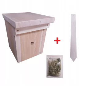    Къщичка за пчели с опрашващи насекоми Страхотен комплект