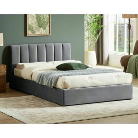    Тапицирано легло MONTREAL VELVET 160x200 сиво