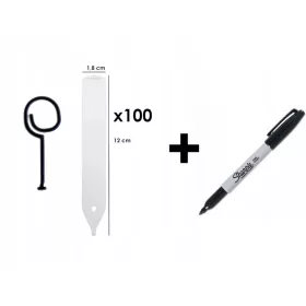    Свободностоящ плакет бял 18 х 12 см 100 бр.