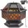  Стоманена камина Gardebruk Fire Bowl Fire Basket Steel