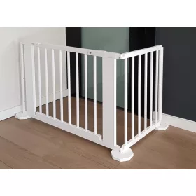    Преграда за врати, камина, стълби Maluchowelove аксесоари, на винтове, бели удължители