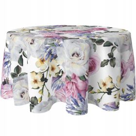   Покривка - Устойчива на петна покривка 140 см х 140 см кръг