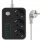 Разклонител ZREE HG3558EU, 3 гнезда, 1,8 м, черен и сив