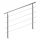 Стълбищен парапет Monzana Balustrade Steel 150cm+4