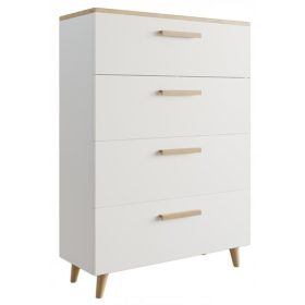    Скрин Matkam Perlavita 80 x 40 x 112 см бял мат