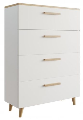  Скрин Matkam Perlavita 80 x 40 x 112 см бял мат