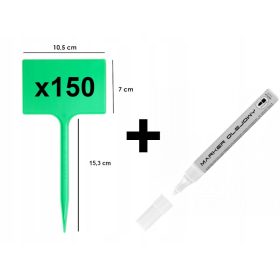    Свободно стоящ плакет зелен 105 х 22 см 150 бр.