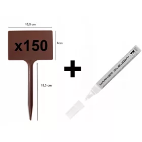    Свободностоящ плакет кафяв 105 х 22 см 150 бр.