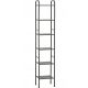 Рафт за баня Yoka Home черен 28 x 32,5 x 166,5 см