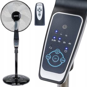   вентилатор на апартамента - Подов вентилатор Powermat ST-4 черен