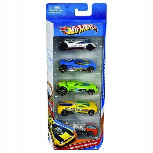  Коли Mattel Hot Wheels Action HFV85 5 бр.