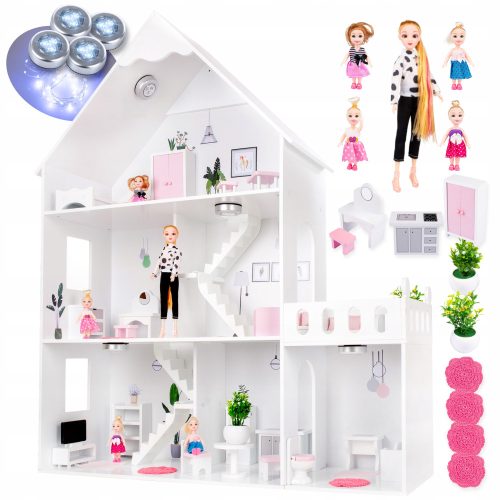  Къща за кукли Kinderplay Къща за кукли 118 см