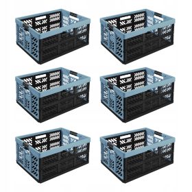   Кошница - Пластмасова кошница за пазаруване, нюанси на синьо