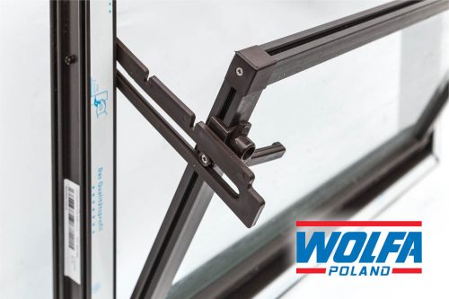 ГАРАЖЕН ПРОЗОРЕЦ VEKA 90x60 КАФЯВ