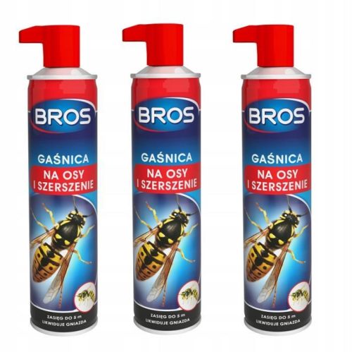  BROS ПОЖАРОГАСИТЕЛ ЗА ОСИ И СТРЪШЕЛИ СПРЕЙ 3x 600 ml