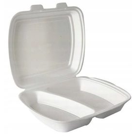   Съдове за еднократна употреба - Контейнер за вечеря стир. отделна кутия за менюта 250 бр