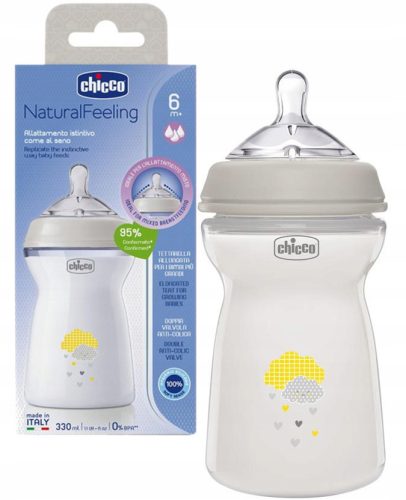  CHICCO НАТУРАЛ FEELING БУТИЛКА 6м+ 330 мл