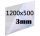 Безцветна ПЛЕКСИ акрилна плоскост с размери 1200х500х3мм
