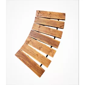   Терасови настилки - Терасна дъска 1,08 х 0,5 м, нюанси на кафяво