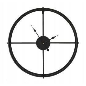   Часа - Handloteka стенен часовник черен 50см