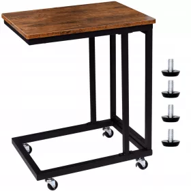    Правоъгълна холна маса LoftInspired Meren 50 x 35 x 61 см състарен дъб