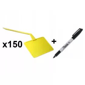  Стояща плоча жълта 105 х 44 см 150 бр.