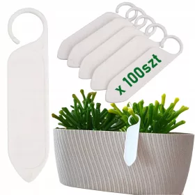  Стояща табела бяла 70 x 7 см 100 бр.