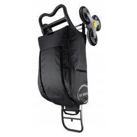   Пазарска чанта, количка - Количка за пазаруване CasaSi, черен полиестер