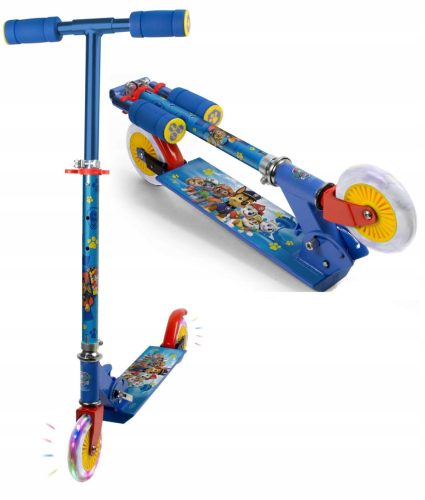  LED СВЕТИ ДВУКОЛЕСЕН СКУТЕР PAW PATROL