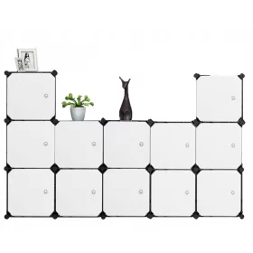  Гардероб MAXXLLC 140 x 107 x 47 см черен