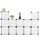  Гардероб MAXXLLC 140 x 107 x 47 см черен