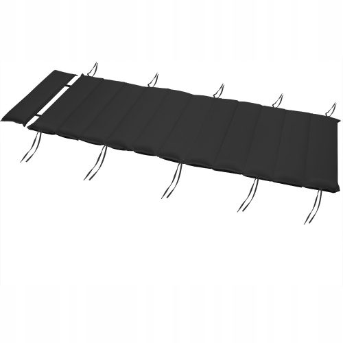  Възглавница за шезлонг Deuba Acacia 177x58x7cm Антрацит