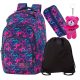  Ученическа раница с много отделения CoolPack Shades of purple, Shades of blue, Shades of pink 20 л